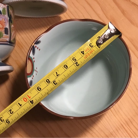 Arita Pottery Kiyohide~3 Gold Saiko Imari Picture Change Japanese Tableware - Picture 9 of 9